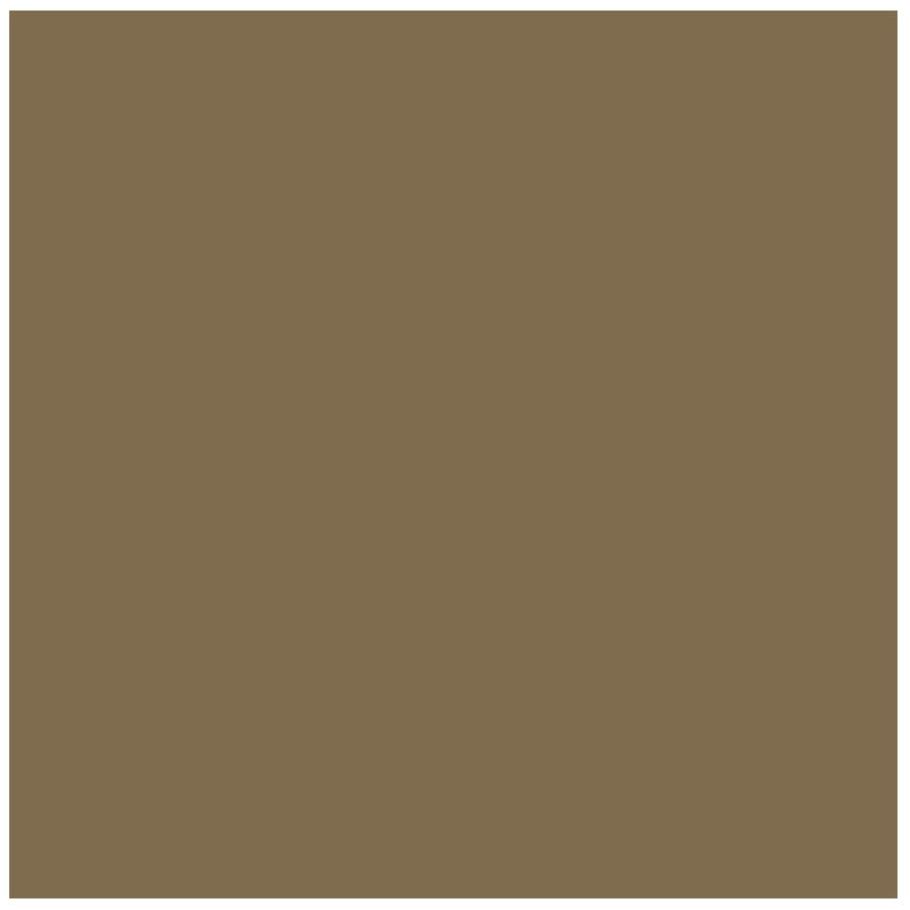 Solid brown rectangular victorian floor tile square colours 37 x 37mm with a smooth matte finish