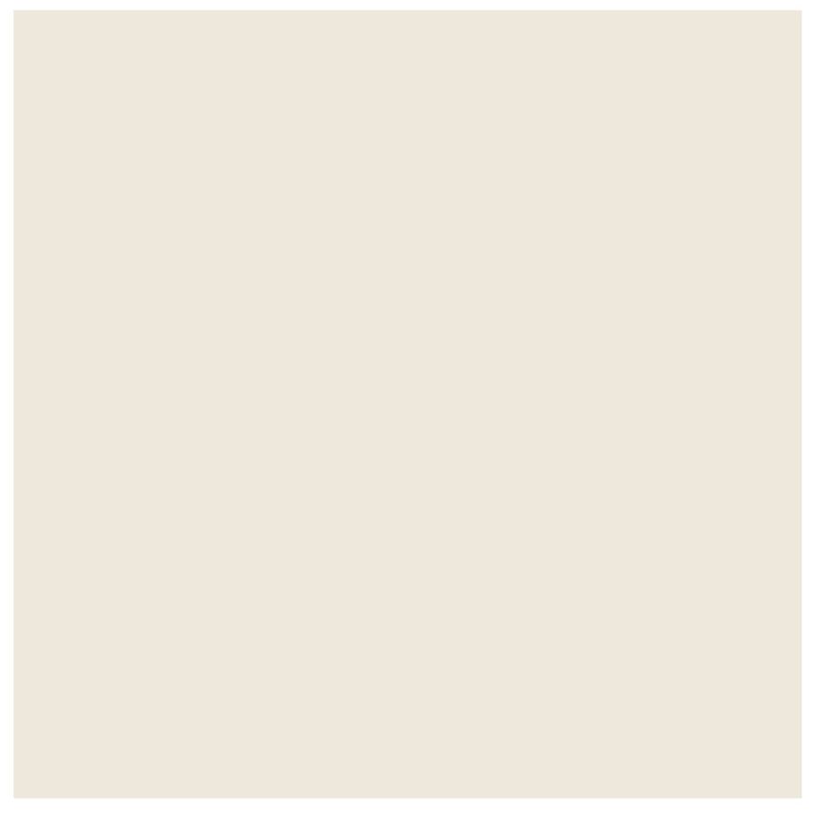 Solid cream-colored victorian floor tile square 37 x 37mm with smooth surface for decorative flooring use