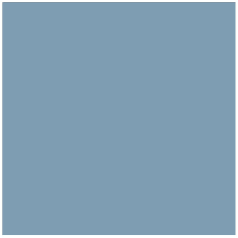 Victorian floor tile square in solid light blue color 37 x 37mm ideal for decorative flooring projects