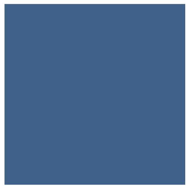 Solid navy blue Victorian floor tile square 37 x 37mm for decorative flooring and wall applications