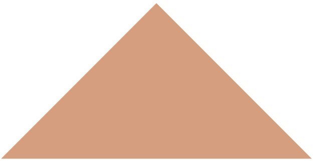 Victorian Floor Tile Triangle Colours 104 x 73 x 73mm