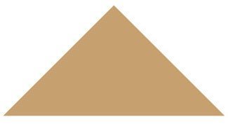 Victorian Floor Tile Triangle Colours 50 x 36 x 36mm