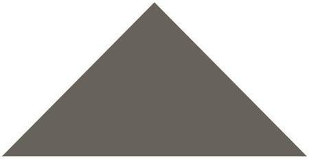 Victorian Floor Tile Triangle Colours 73 x 52 x 52mm