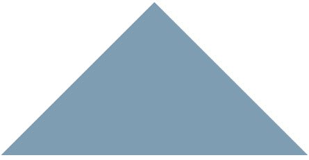 Victorian Floor Tile Triangle Colours 73 x 52 x 52mm