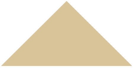 Victorian Floor Tile Triangle Colours 73 x 52 x 52mm