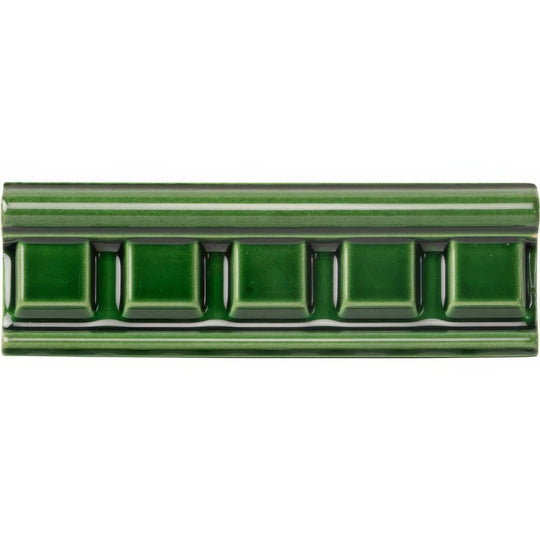 Victorian Green Dentil Moulding - alternate view
