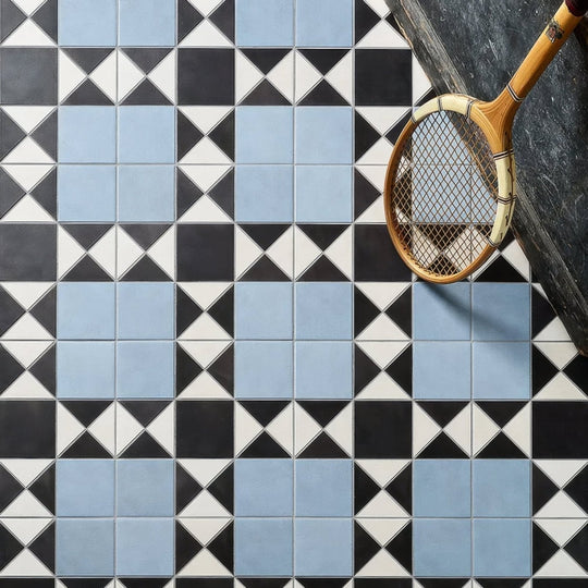 Victorian Style Porcelain Finchley Pattern Sky Blue - alternate view