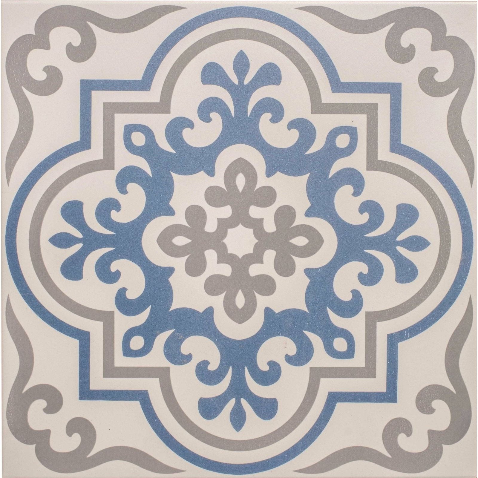 Vogue Light Blue/Stone on Chalk – pattern detail
