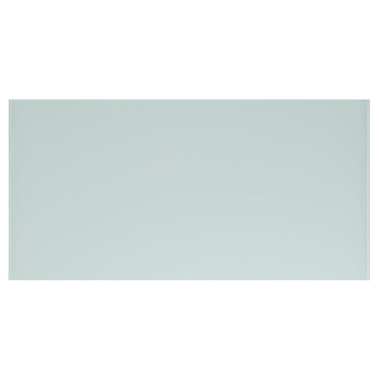 Volga Clear Glass Brick sage green clear glass brick tile with a smooth glossy finish