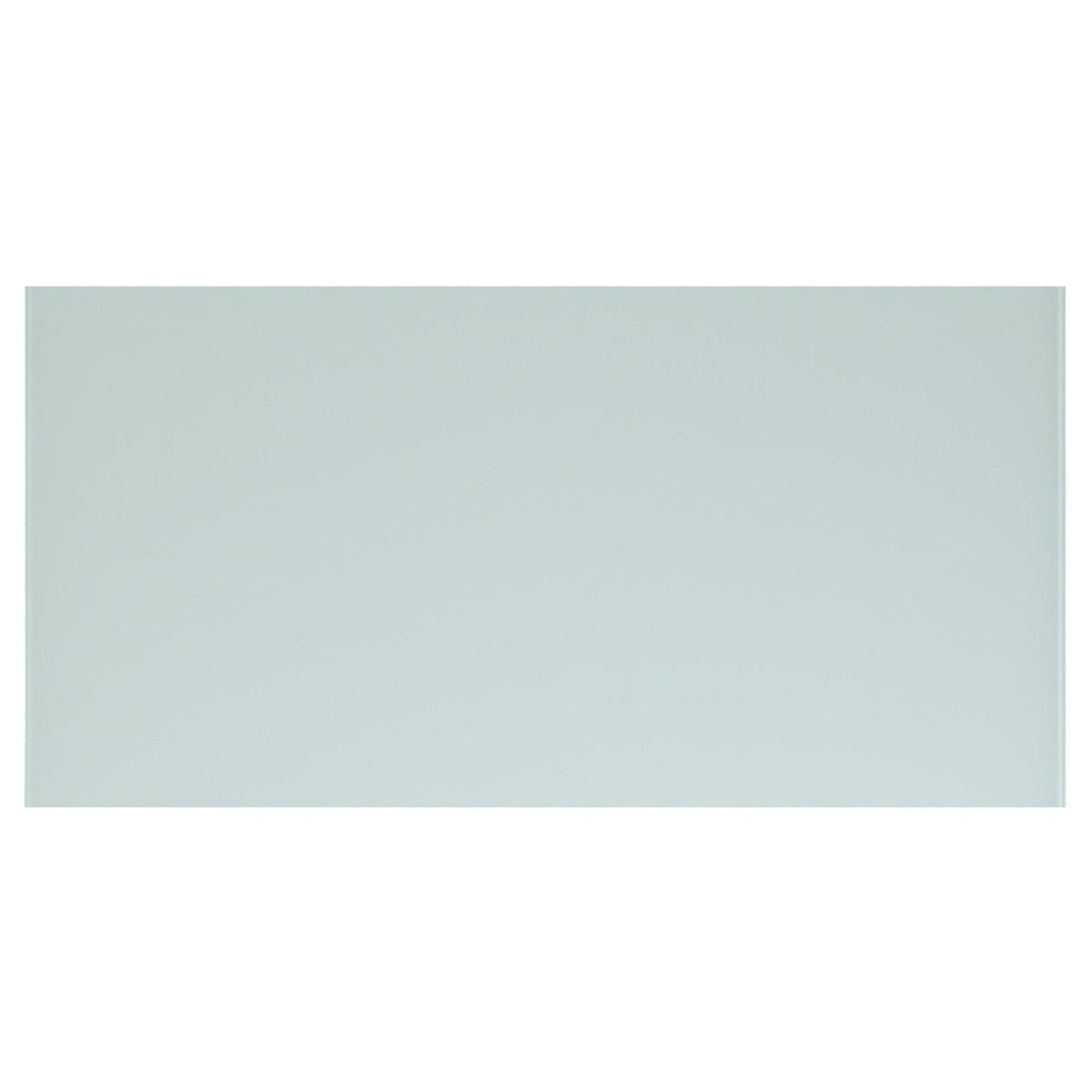 Volga Clear Glass Brick sage green clear glass brick tile with a smooth glossy finish