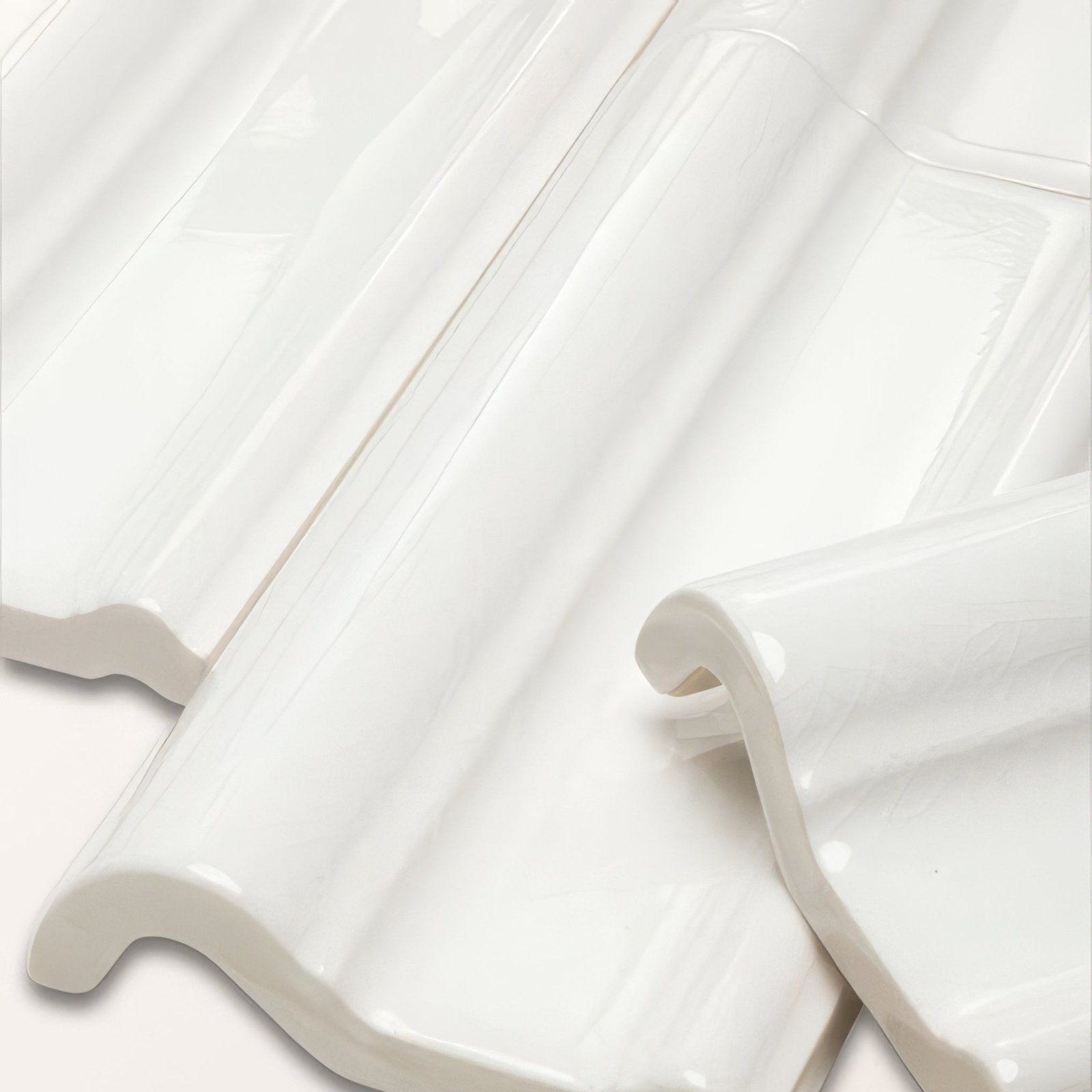 Wall Ceramic Antique White Dado Crackle Glaze