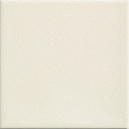 Victorian Style™ Wall Ceramic Antique White Square Crackle Glaze - alternate view