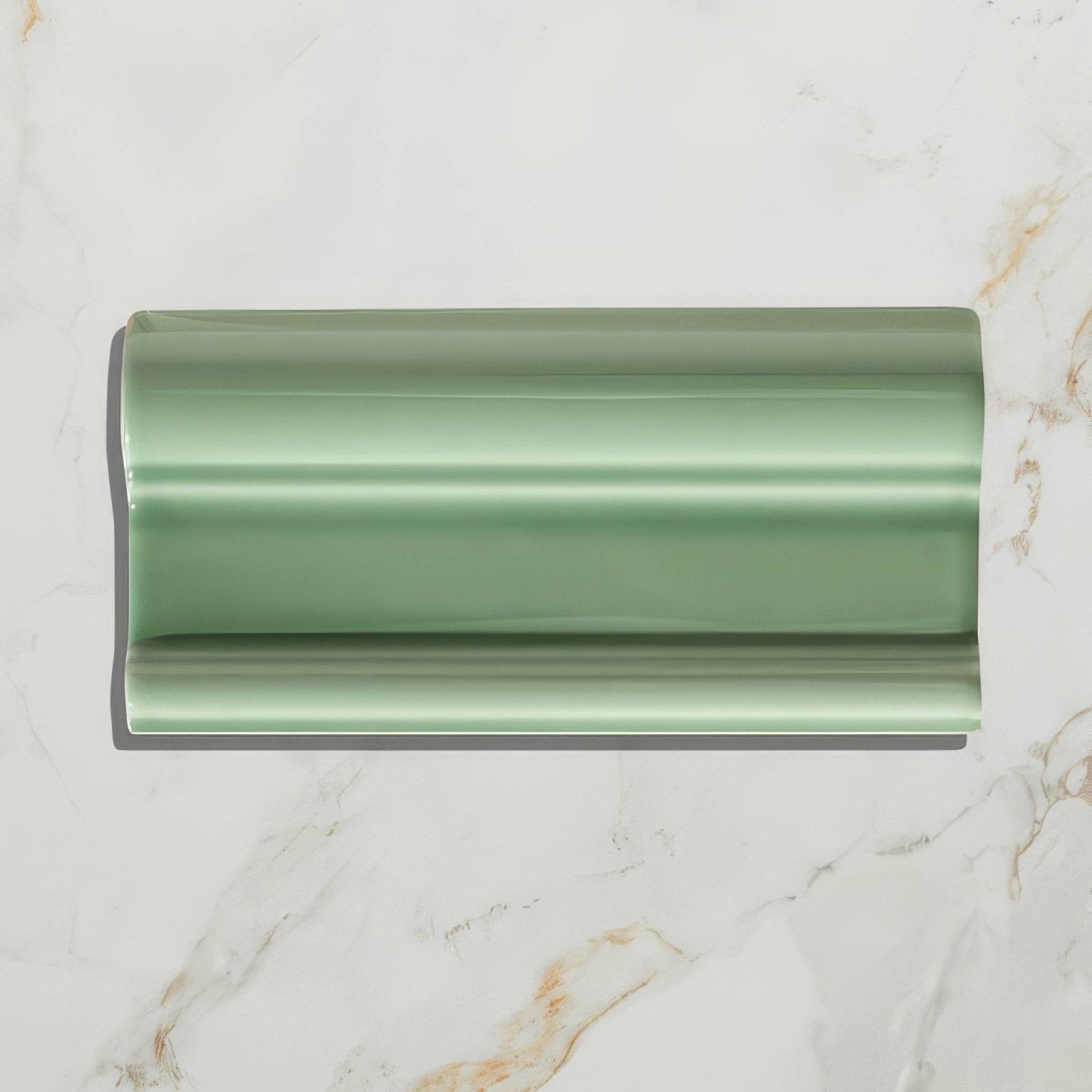 Wall Ceramic Cabbage Green Dado