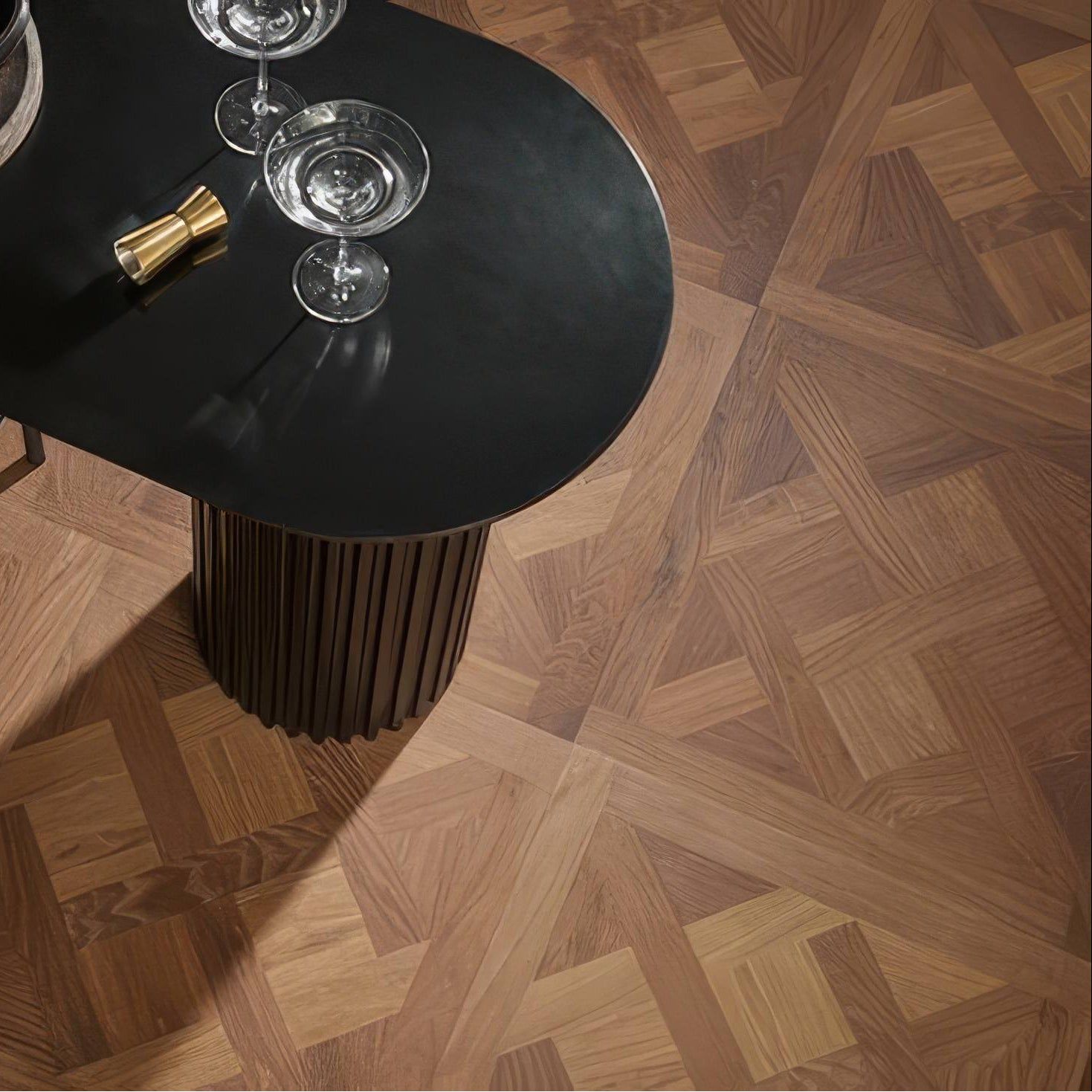 Warwick Hazelnut Oak Design Panel warm oak parquet wood flooring