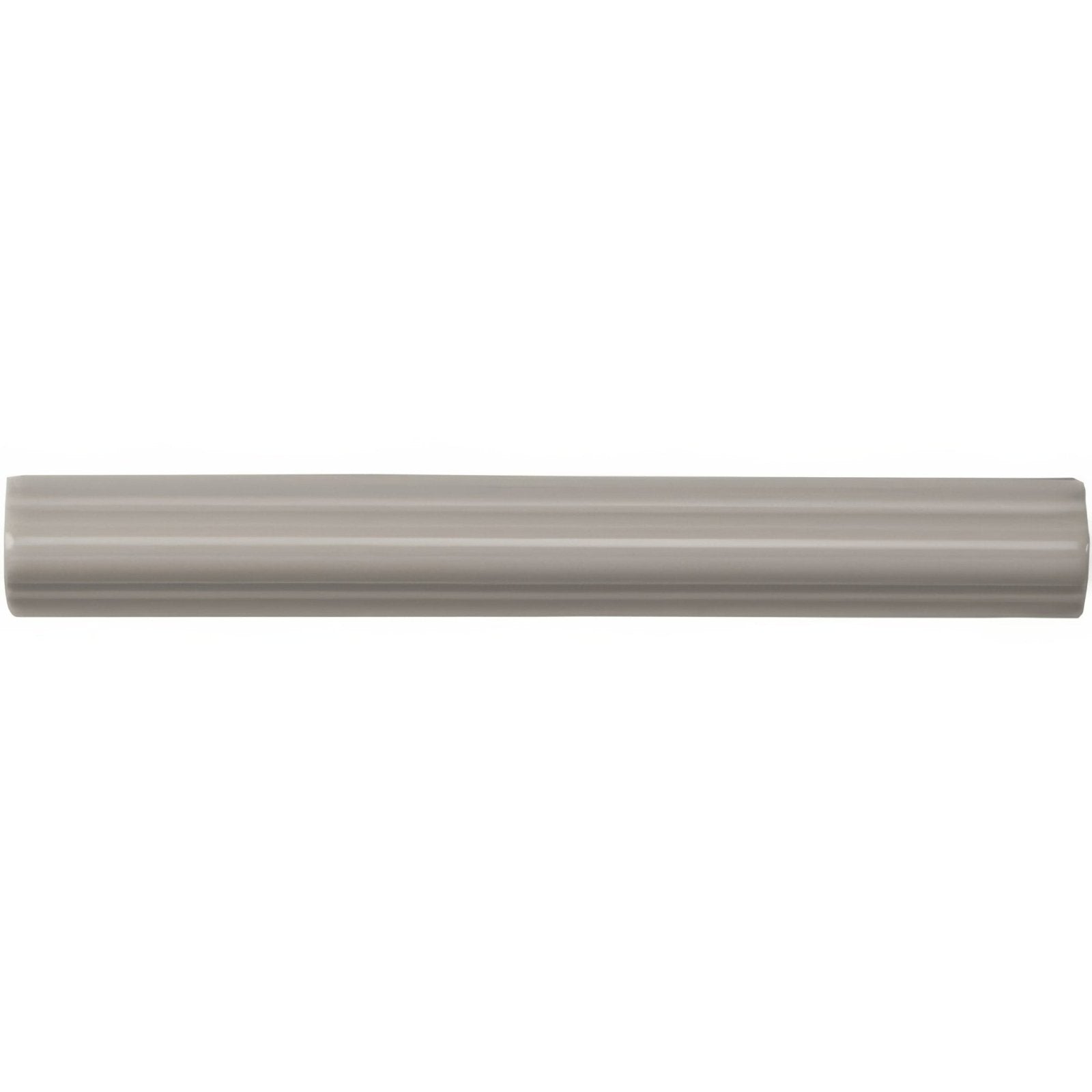 Westminster Grey astragal moulding sleek matte gray ceramic tile with smooth elongated shape and subtle horizontal ridges