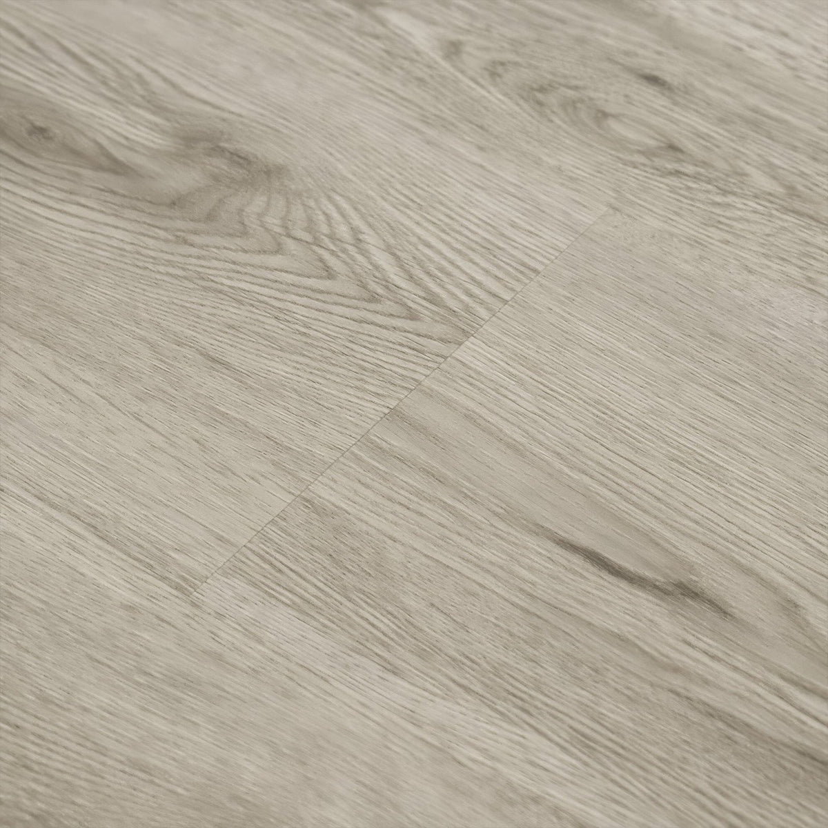 Light gray Weymouth Alaskan Oak engineered wood flooring with subtle natural grain pattern for elegant interiors