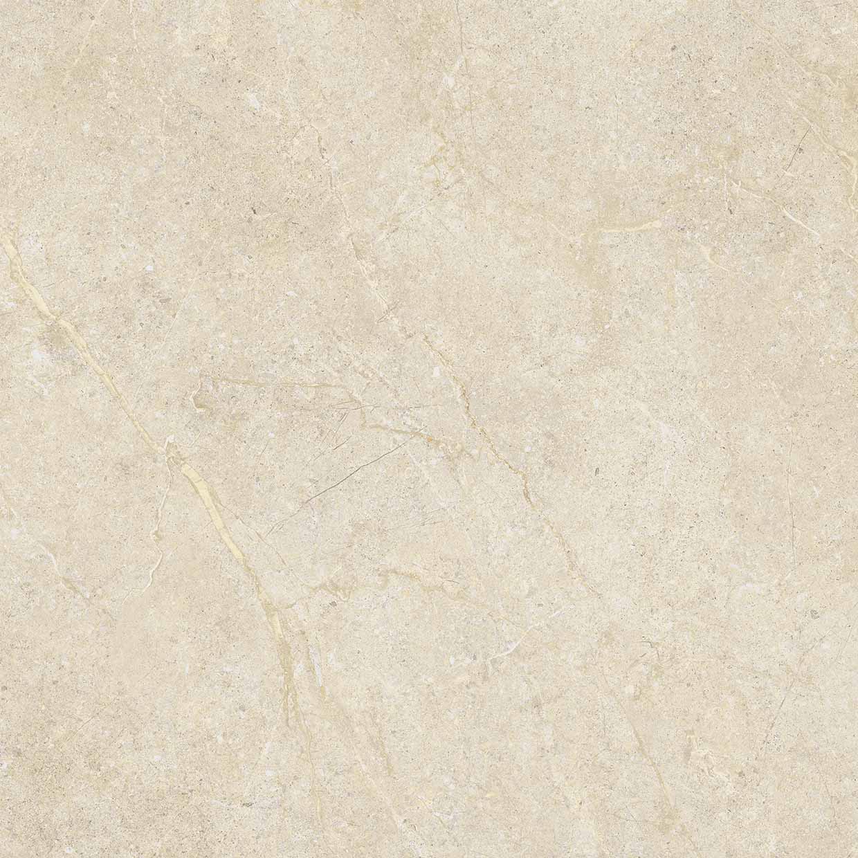 Beige marble-effect matt tile with subtle veining wonder sleet 60 x 60cm ideal for flooring and walls