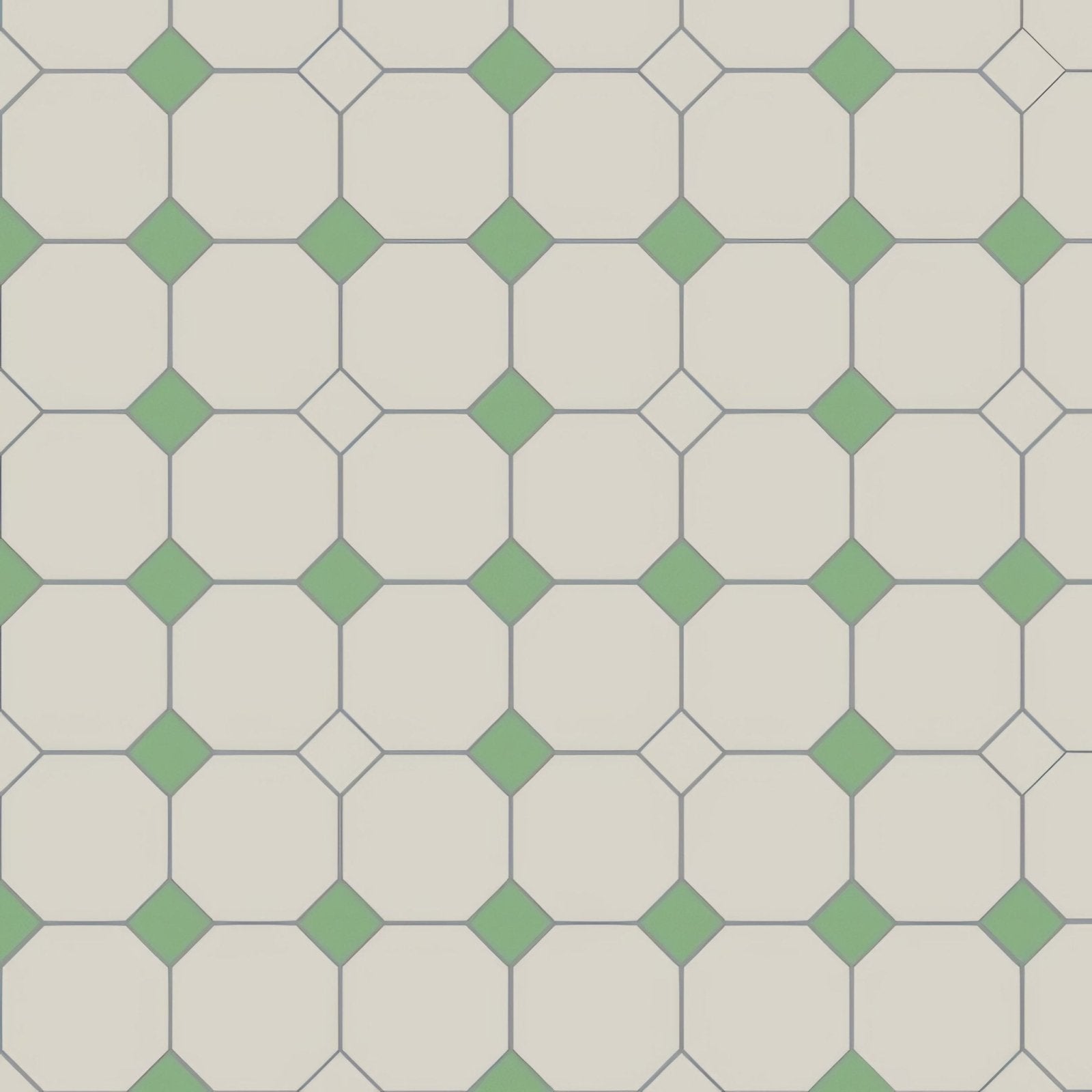 Beige and sage green diamond patterned york dover white and spring green vintage style floor tile