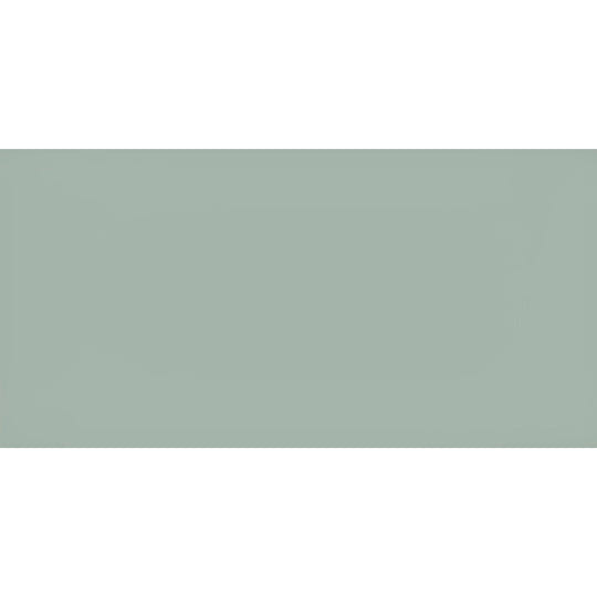 Solid sage green rectangular panel made of clear glass brick from Yukon for decorative and architectural use