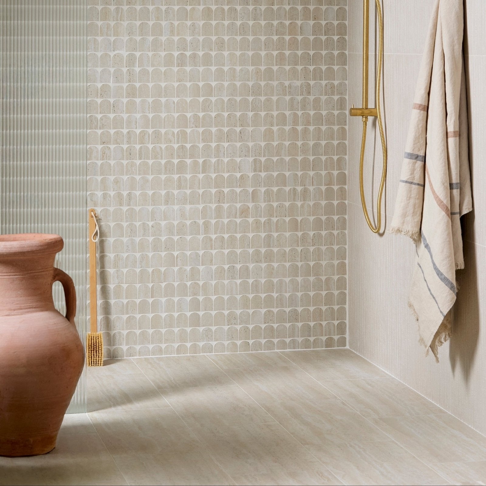 Zahara Porcelain Matt and Arch Mosaic
