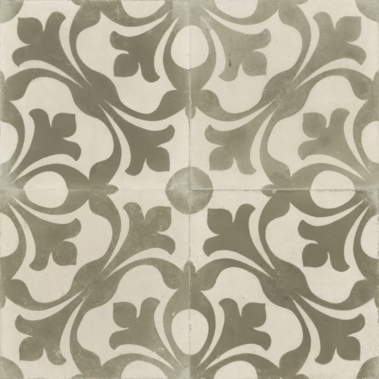 Zayda Sage Matt Vitrified Ceramic 450x450mm Wall & Floor Tile - alternate view