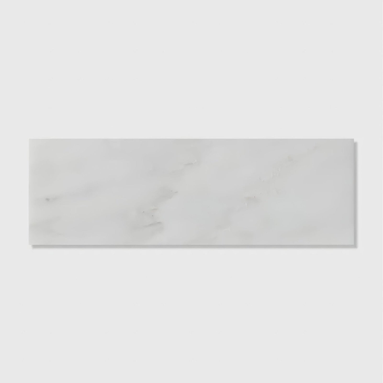 Zen marble honed finish brick white marble subway tile with subtle gray veining for elegant wall design