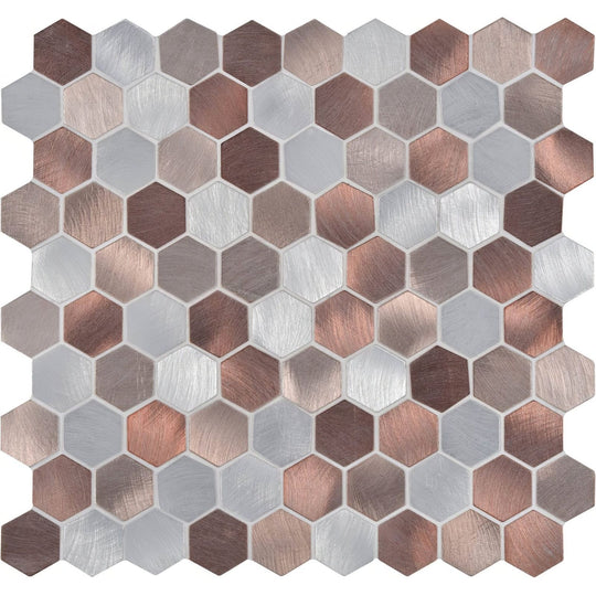 Zenith Copper Aluminium Mosaic - alternate view