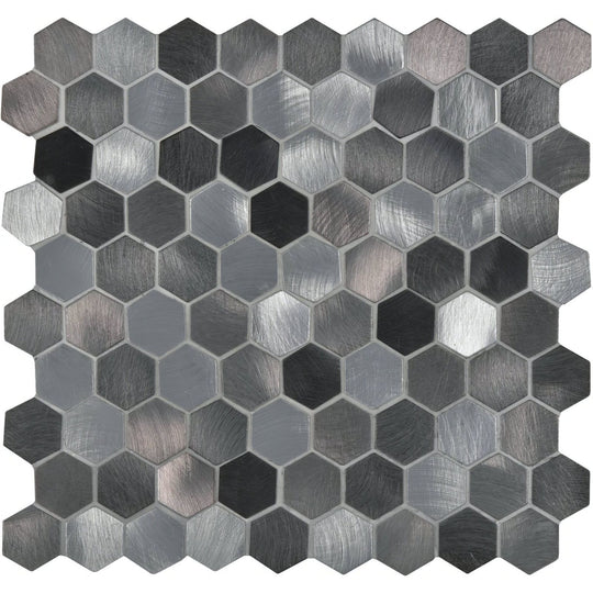 Zenith Silver Aluminium Mosaic - alternate view