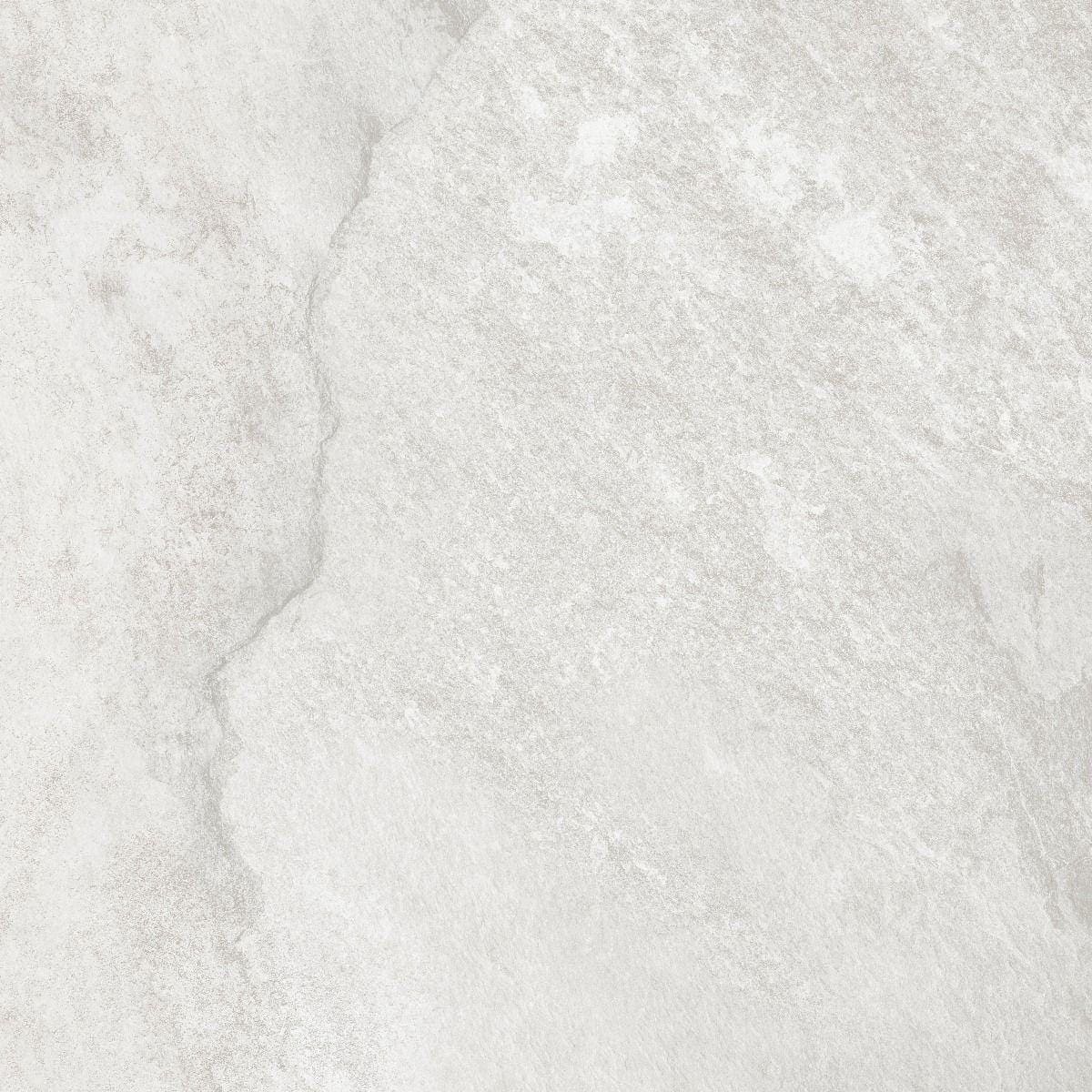 Adlington White 20mm white stone tile with subtle gray veining and a textured natural surface for flooring and walls