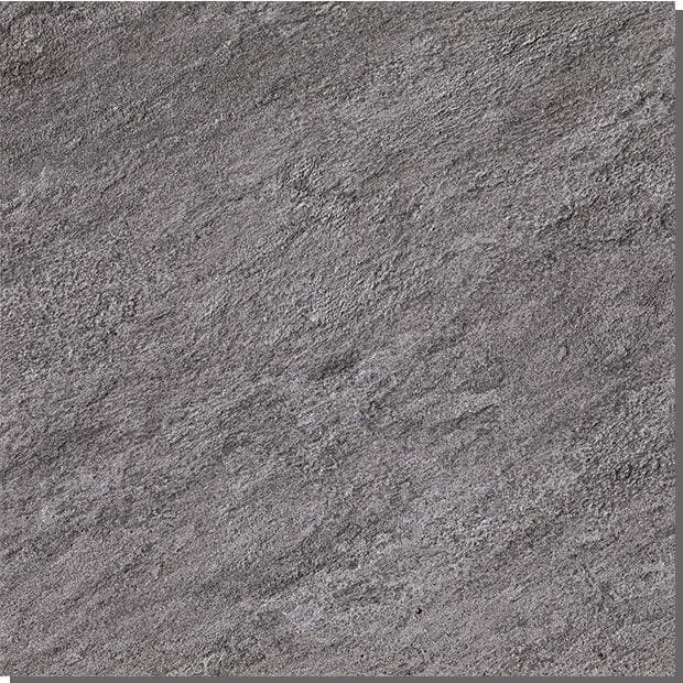 Dark gray textured stone tile with rough natural surface bravestone outdoor grey 20mm for exterior use