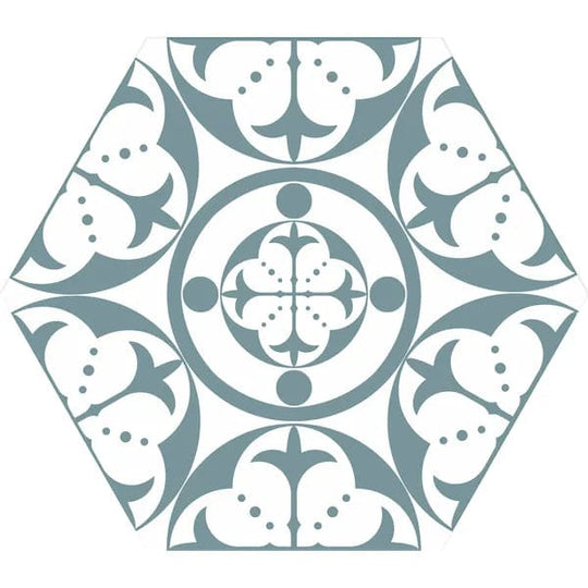 Carnaby Hexagon Sky Tile 33x28.50cm - alternate view