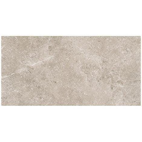 Beige rectangular cotehele opus porcelain grey tile with subtle natural stone texture and faint veining