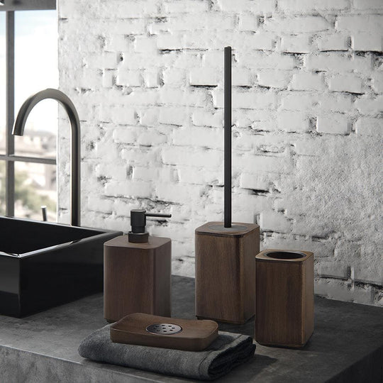 Dafne Soap Dispenser Dark Bamboo - alternate view