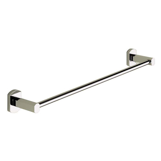 Edera plus towel rail 46cm chrome finished with sleek modern design and square wall-mounted brackets