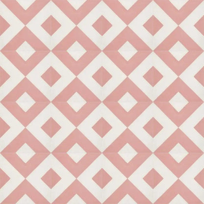 Encaustic Cement Milano Pink - Hyperion Tiles