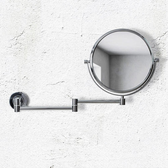 Hutton Reversible 5X Magnifying Wall Mirror Chrome - alternate view