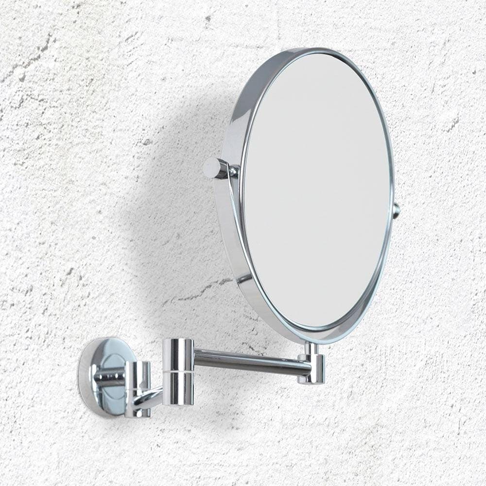 Hutton Reversible 5X Magnifying Wall Mirror Chrome