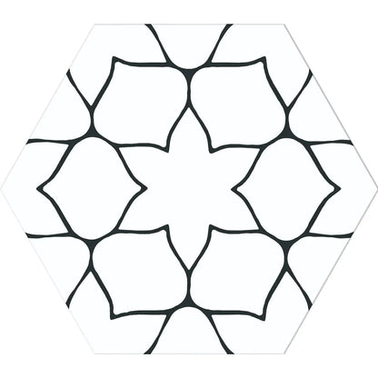 Hyperion Tiles Tiles - Hexagon 33 x 28.50 x 0.9cm Kerala Hexagon White