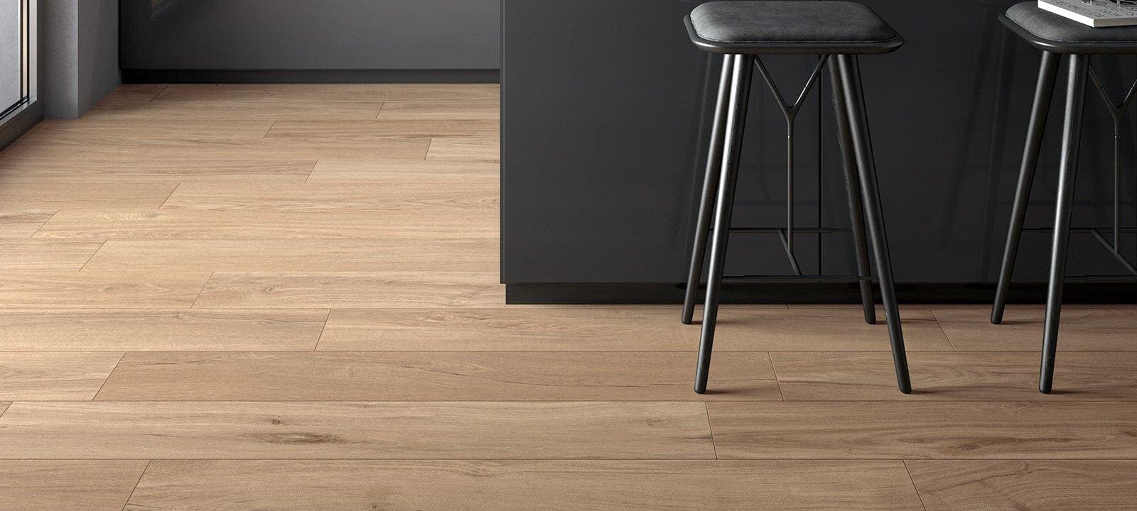 Jurupa Master Matt 20 x 120cm shown as flooring