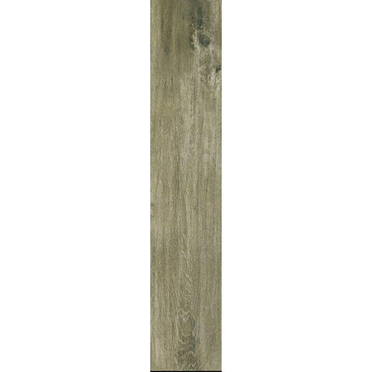 Lignum Grey Natural Rectified Glazed Porcelain Wall & Floor Tile 1000x165mm - alternate view