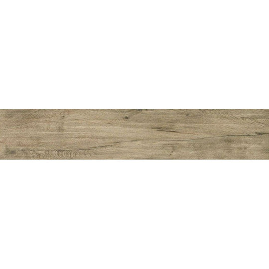 Lignum Nut Natural Rectified Glazed Porcelain Wall & Floor Tile 1000x165mm