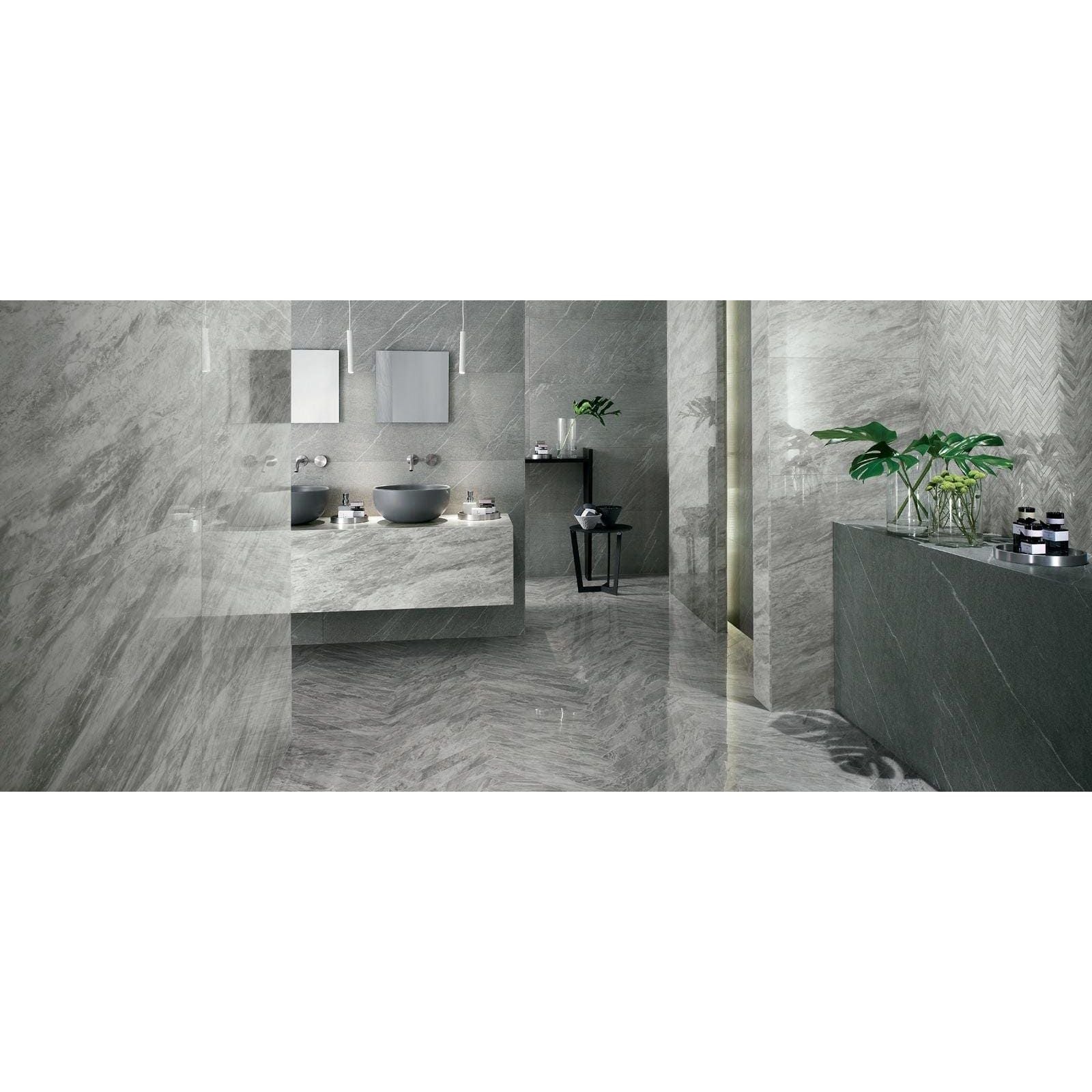 Marvel Bardiglio Grey Matt 60 x 60cm