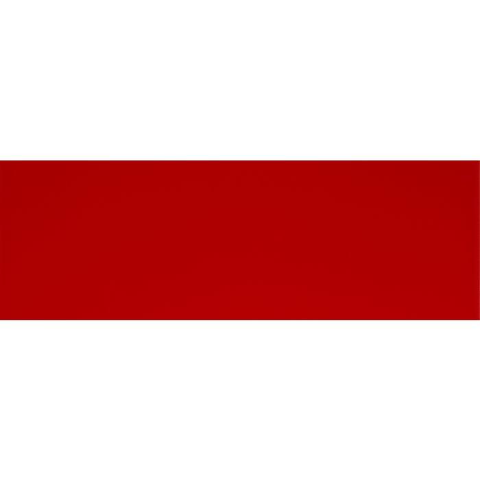 Mekong Clear Glass 300 x 100mm solid red glass tile