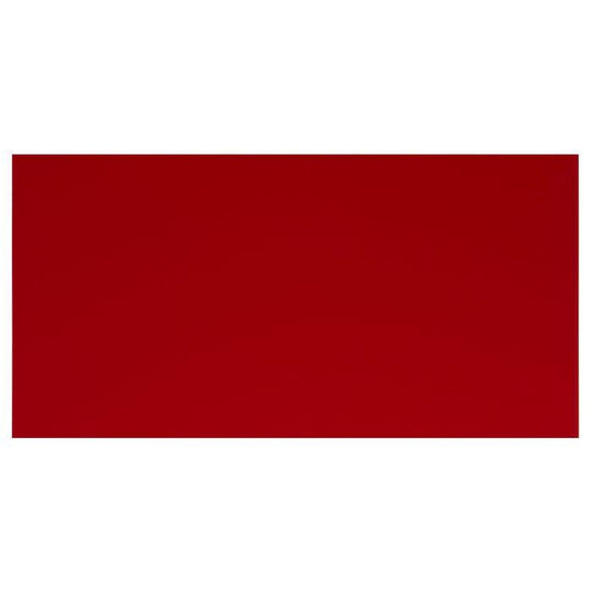 Mekong Clear Glass 398 x 198mm solid red glass tile