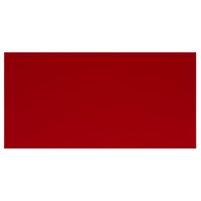 Mekong Clear Glass 600 x 300mm solid red glass tile