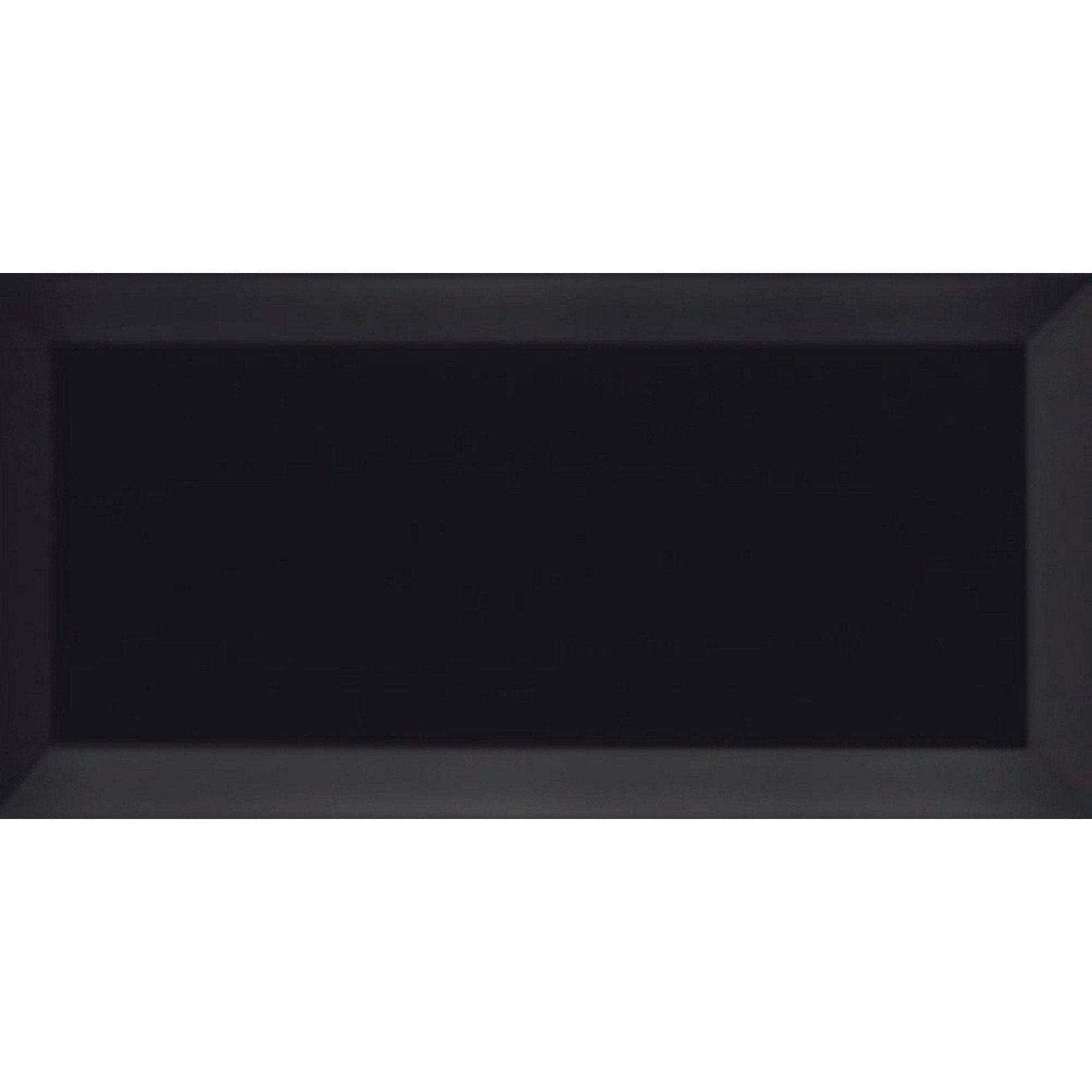 Black rectangular shelf metro black matt with smooth matte finish ideal for modern home or office storage