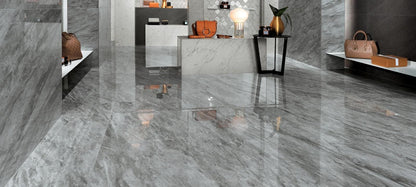 Minoli Wall &amp; Floor Tiles 60 x 60 x 0.9cm Marvel Bardiglio Grey Lappato 60 x 60cm