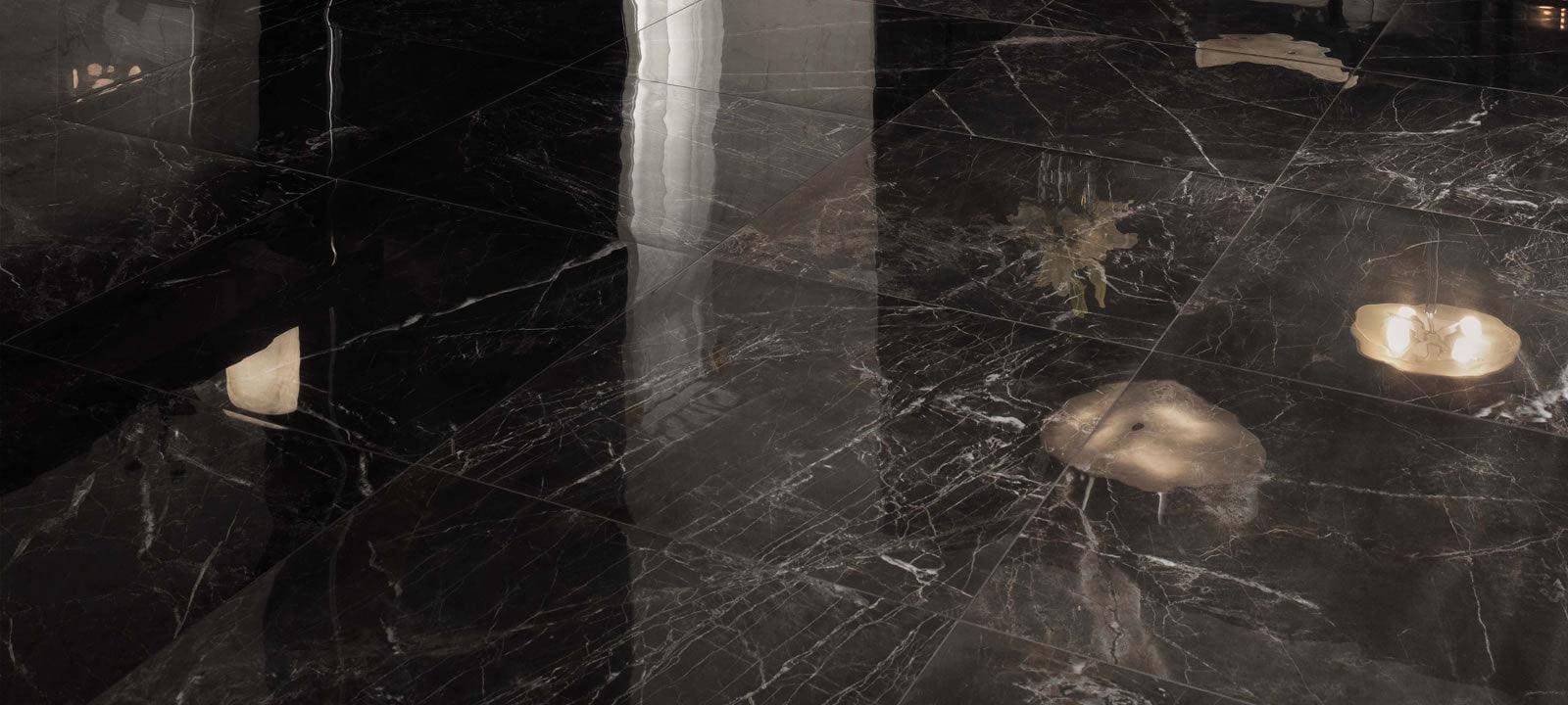 Minoli Wall &amp; Floor Tiles Marvel Noir Saint Laurent