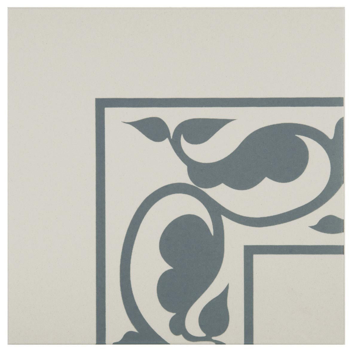 Moroccan External Corner Denim on Dover White