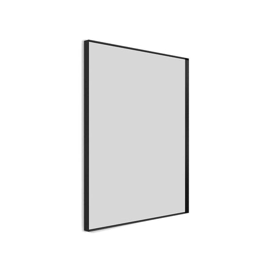 Newington Rectangular Mirror 100x80cm Black - alternate view